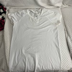 lululemon swiftly tech short sleeve 2.0 white size 8